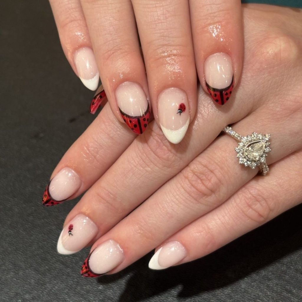 ladybug manicure