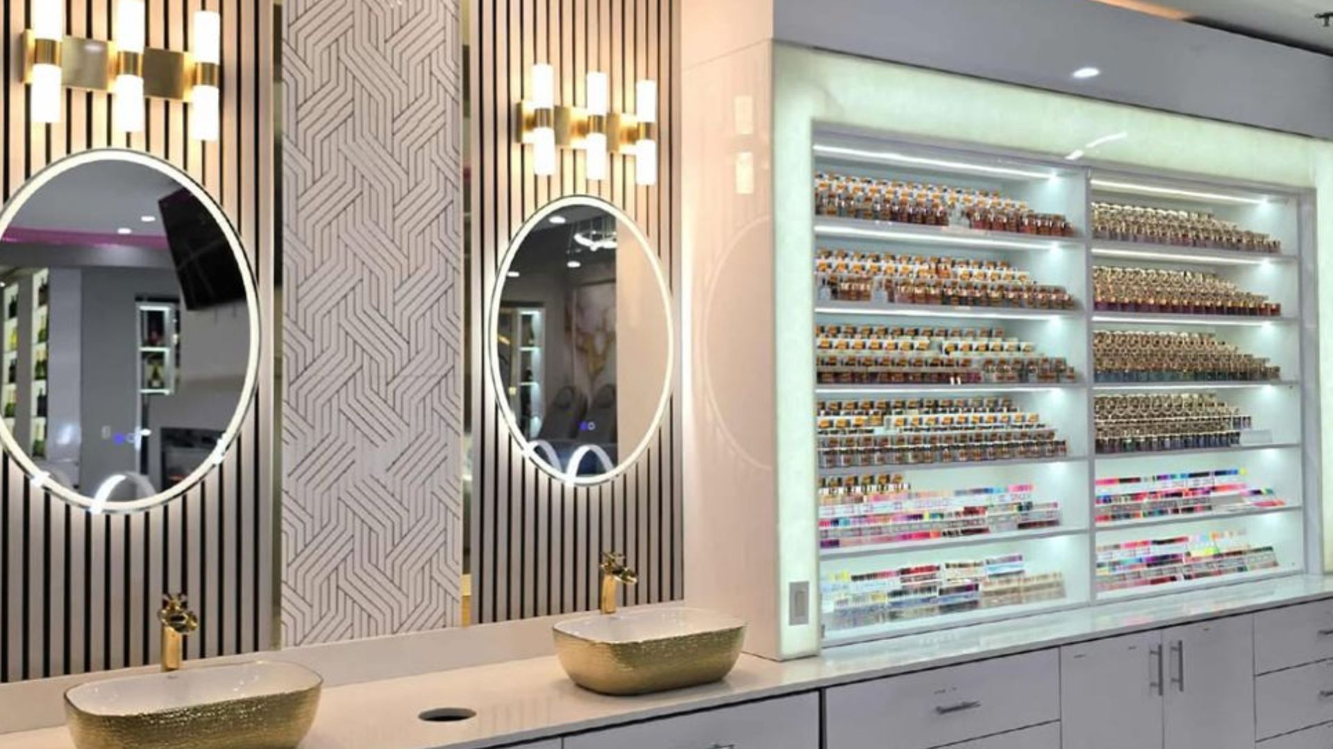 Blush Nails and Bar interior