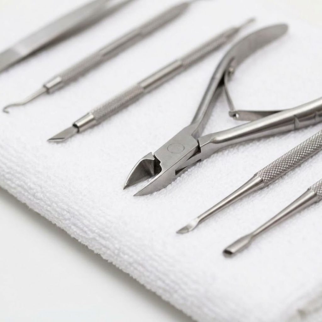 Nail tech tools.